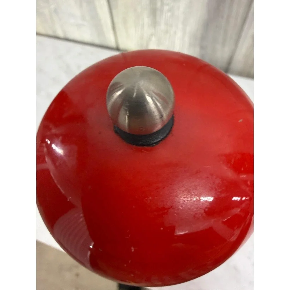Wm Bounds Ltd Red Ceramic Pepper Mill Grinder Fine Medium Coarse Adjustable 8.5i